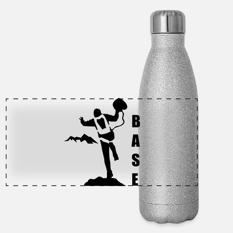 Saut de base Gourde isotherme panoramique pailletée 500 ml