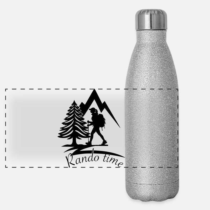 RANDO TIME  Gourde isotherme panoramique pailletée 500 ml