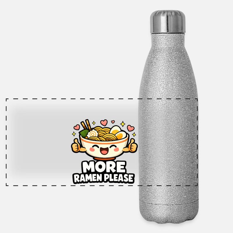 More Ramen Please Panorama Glitzer Isolierflasche 500 ml