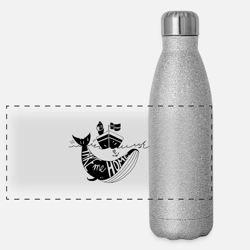 Take me home Panoramic Glitter Thermal Bottle 500 ml