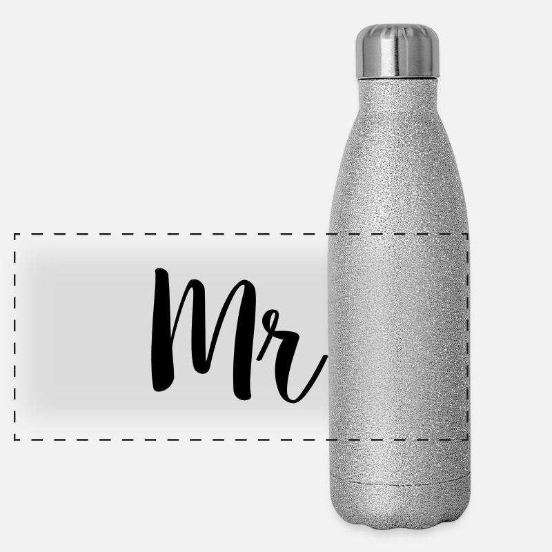 mr simple Panorama Glitzer Isolierflasche 500 ml
