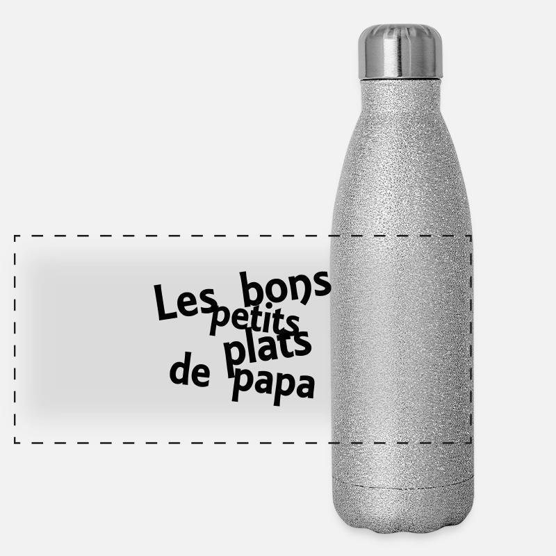 les bons petits plats de papa Panorama Glitzer Isolierflasche 500 ml