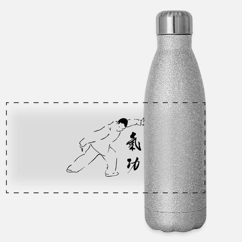Qi Gong Gourde isotherme panoramique pailletée 500 ml