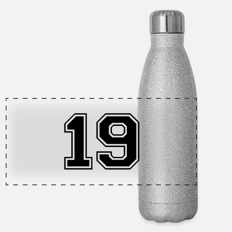 19 Gourde isotherme panoramique pailletée 500 ml