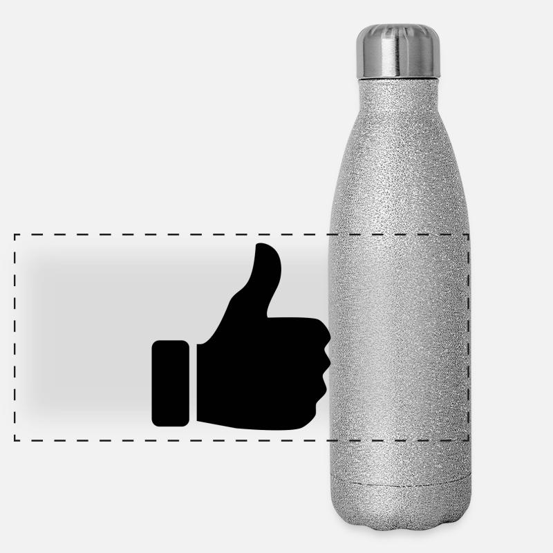 thumbs up Panoramic Glitter Thermal Bottle 500 ml