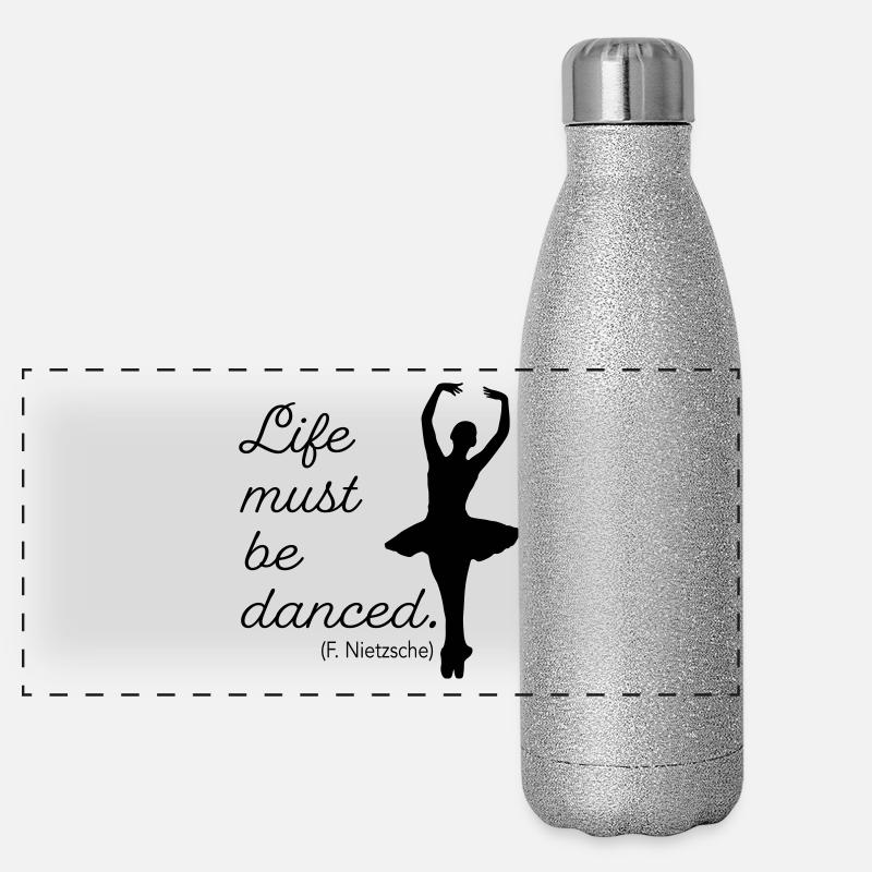 tanzen Panorama Glitzer Isolierflasche 500 ml