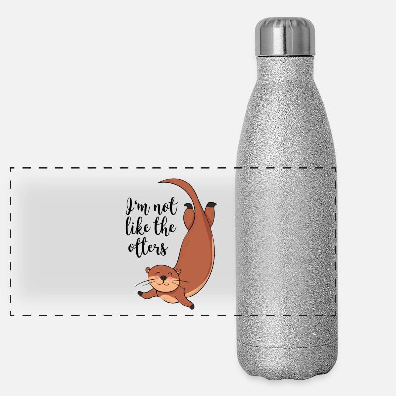 Loutres Gourde isotherme panoramique pailletée 500 ml