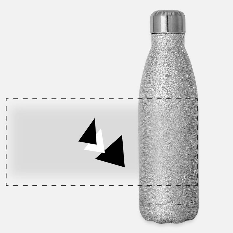 abstract Panoramic Glitter Thermal Bottle 500 ml