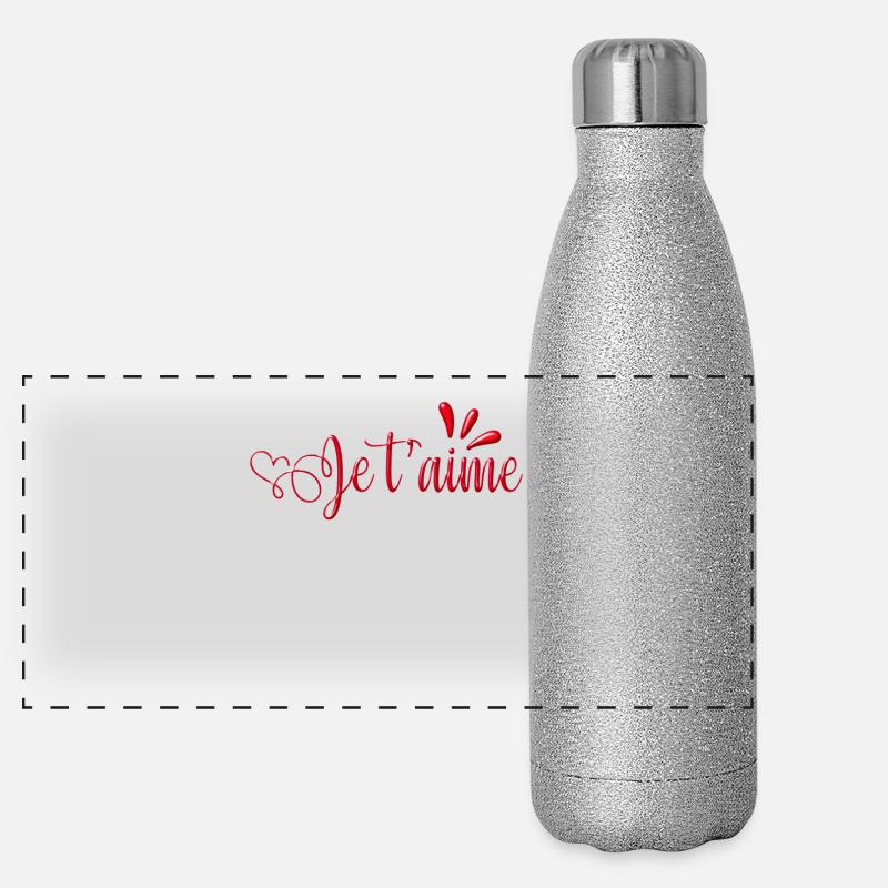 Par Taime Gourde isotherme panoramique pailletée 500 ml