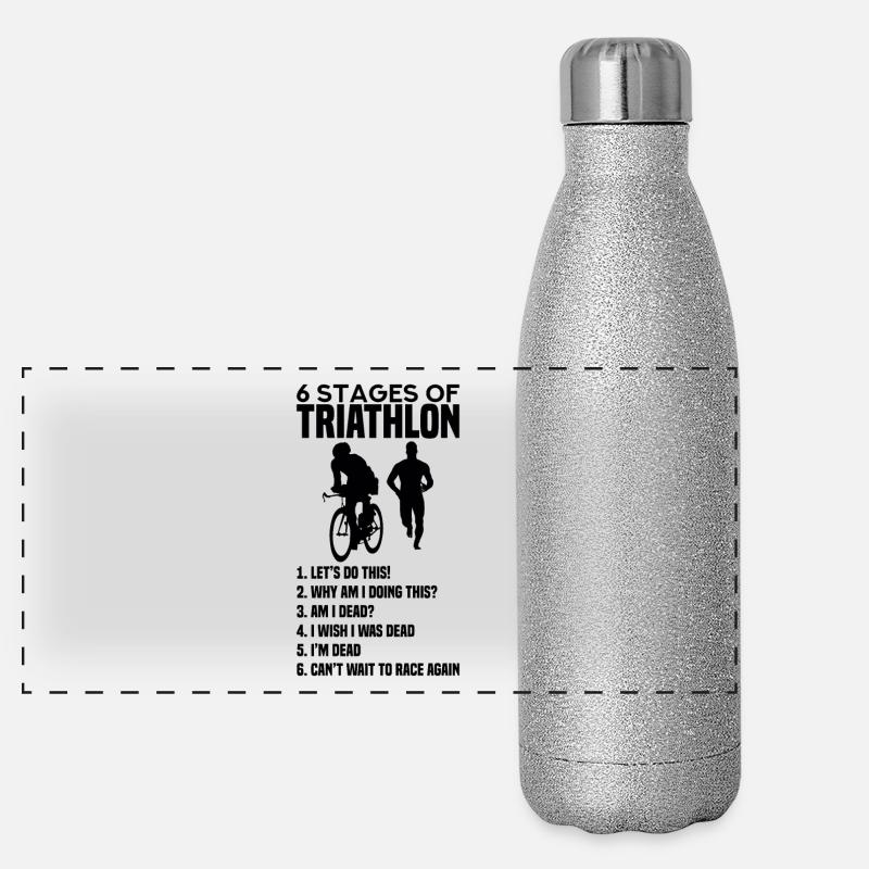 Triathlon Gourde isotherme panoramique pailletée 500 ml