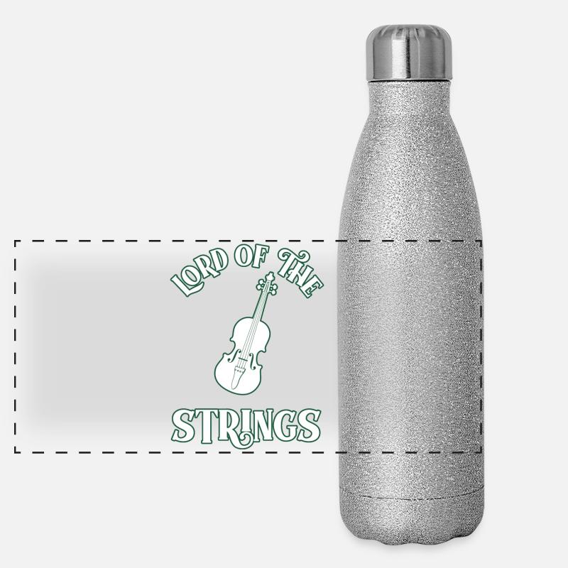 Klassische Musik Panorama Glitzer Isolierflasche 500 ml