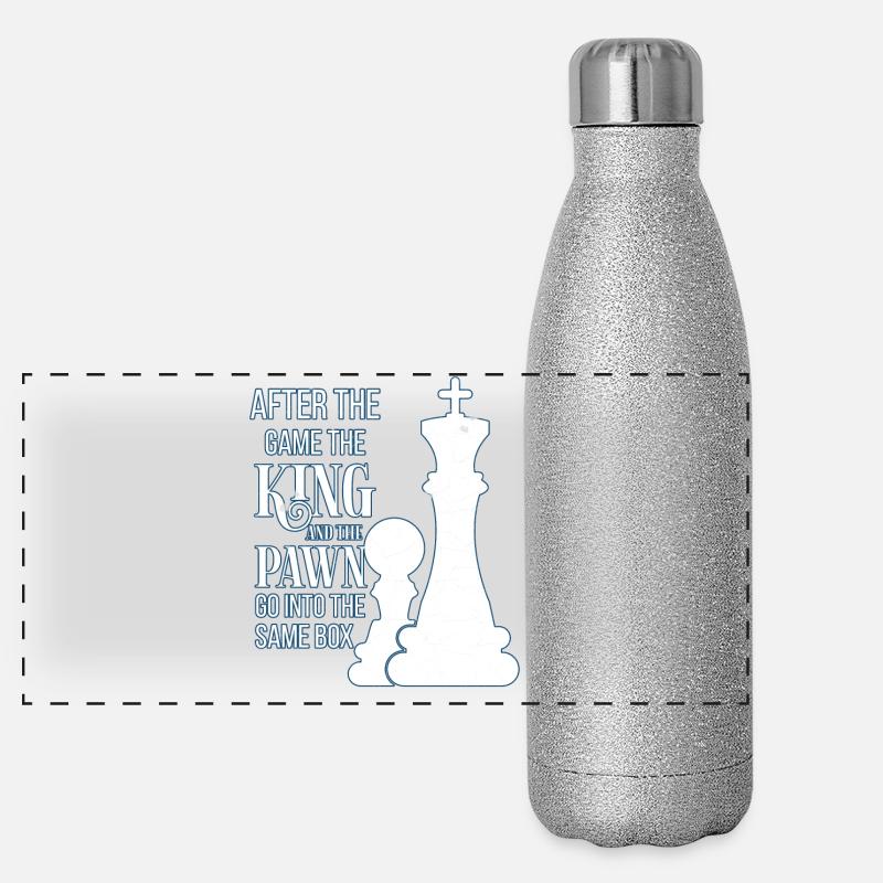 chess Panoramic Glitter Thermal Bottle 500 ml