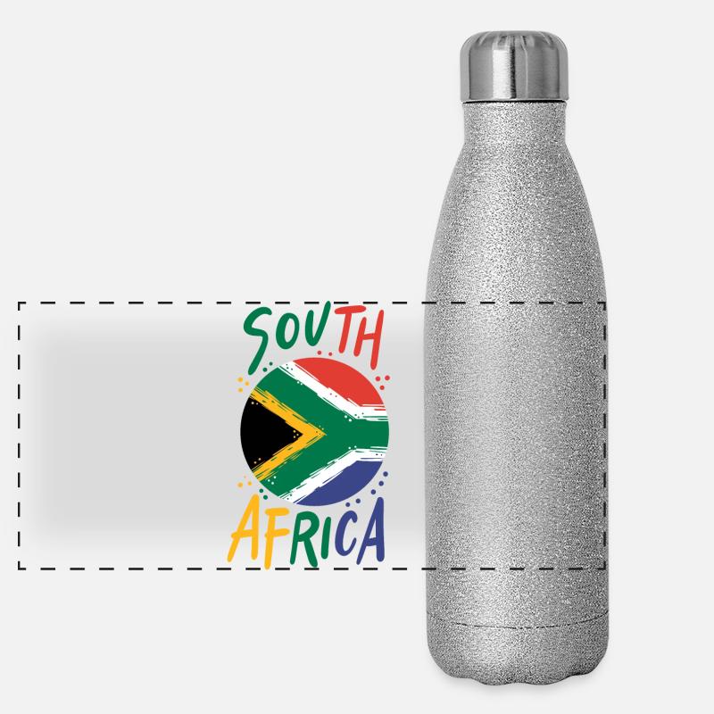 Afrique du Sud Gourde isotherme panoramique pailletée 500 ml