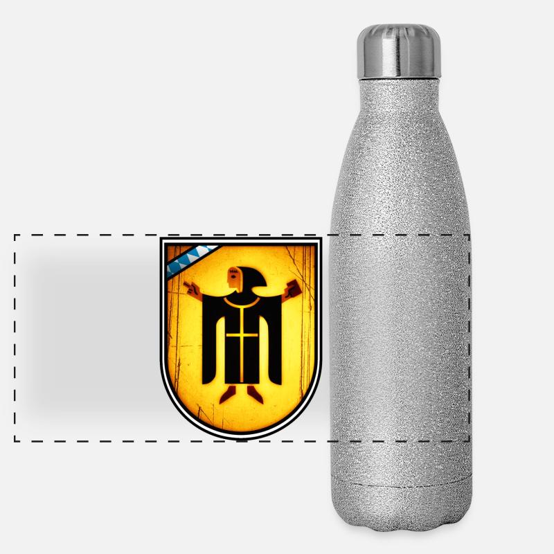 Munich - Design Gourde isotherme panoramique pailletée 500 ml