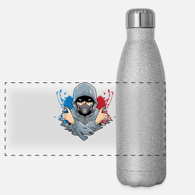 Sprayer Graffiti Panorama Glitzer Isolierflasche 500 ml