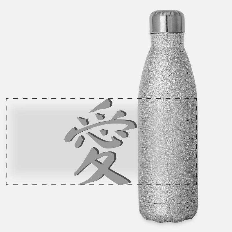 L’amour Gourde isotherme panoramique pailletée 500 ml