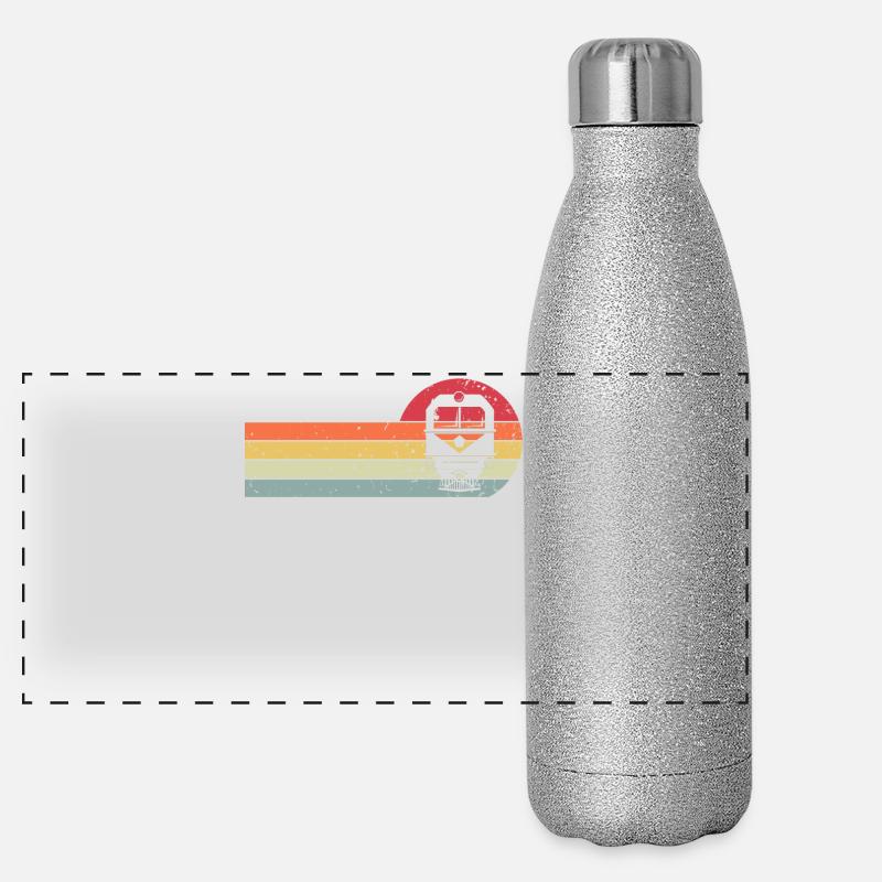 Panorama Glitzer Isolierflasche 500 ml