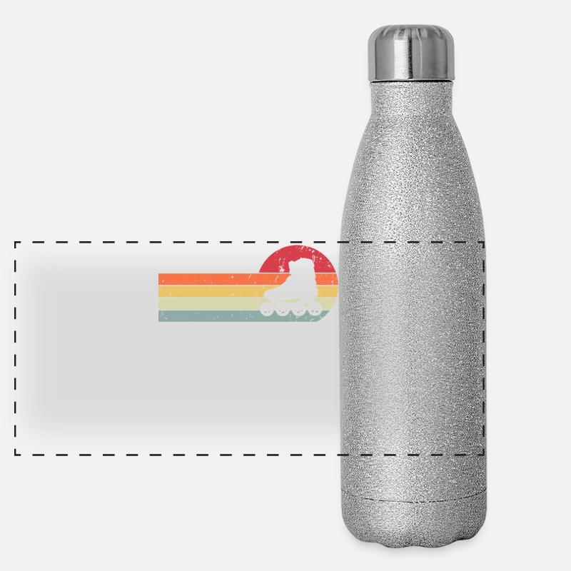 Patins en ligne Gourde isotherme panoramique pailletée 500 ml