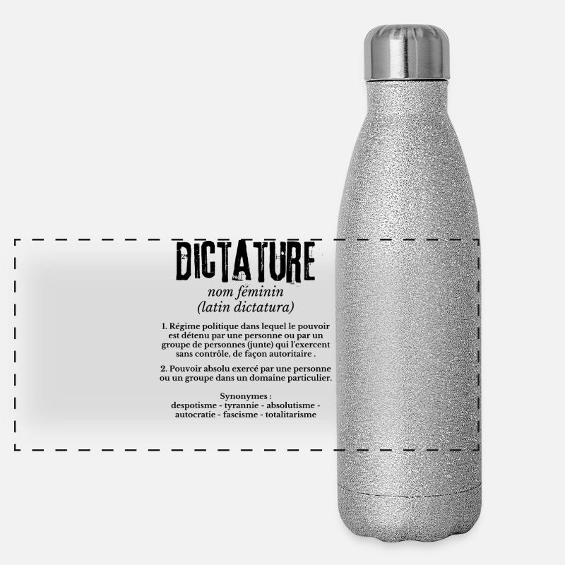 Dictature Gourde isotherme panoramique pailletée 500 ml