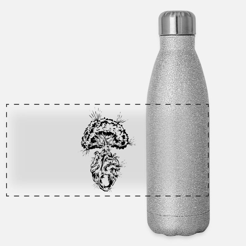 Umweltschutz Klimaschutz Panorama Glitzer Isolierflasche 500 ml
