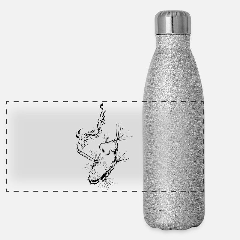 Cigarette Gourde isotherme panoramique pailletée 500 ml