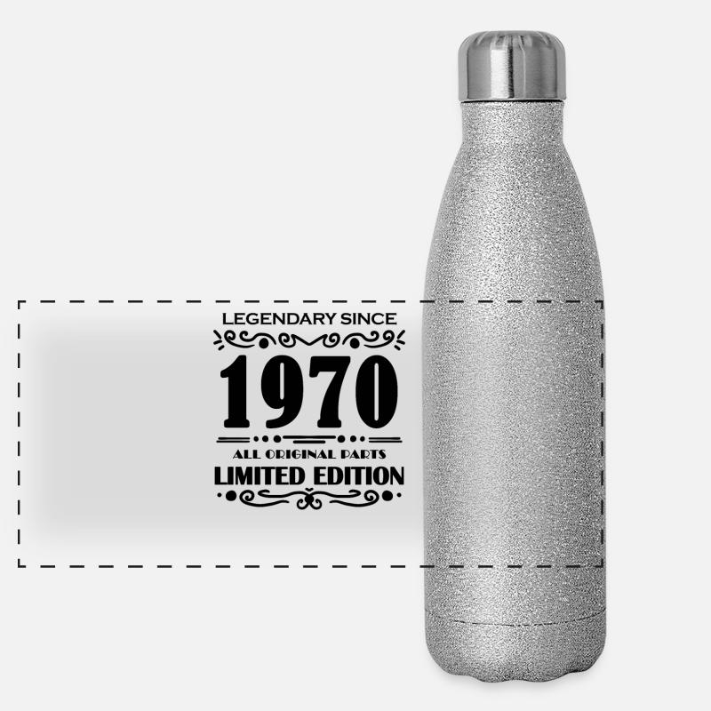 Année de construction 1970 Gourde isotherme panoramique pailletée 500 ml