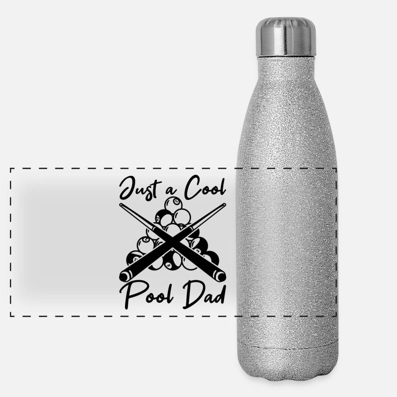 Père de billard Gourde isotherme panoramique pailletée 500 ml