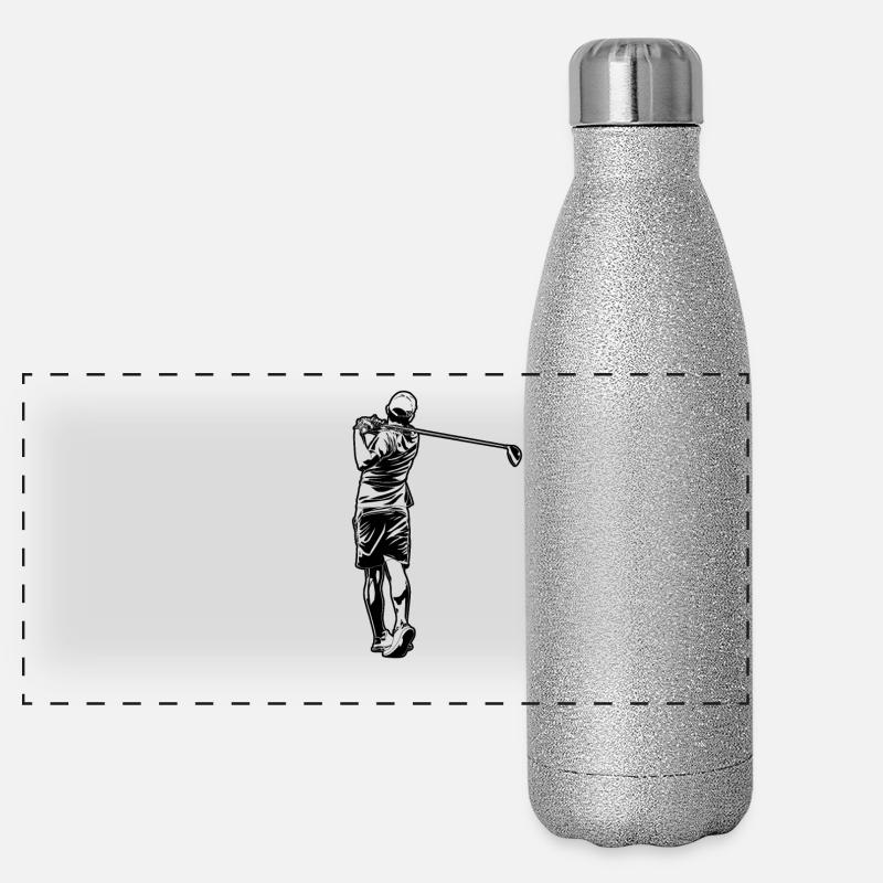 Golfeur Gourde isotherme panoramique pailletée 500 ml