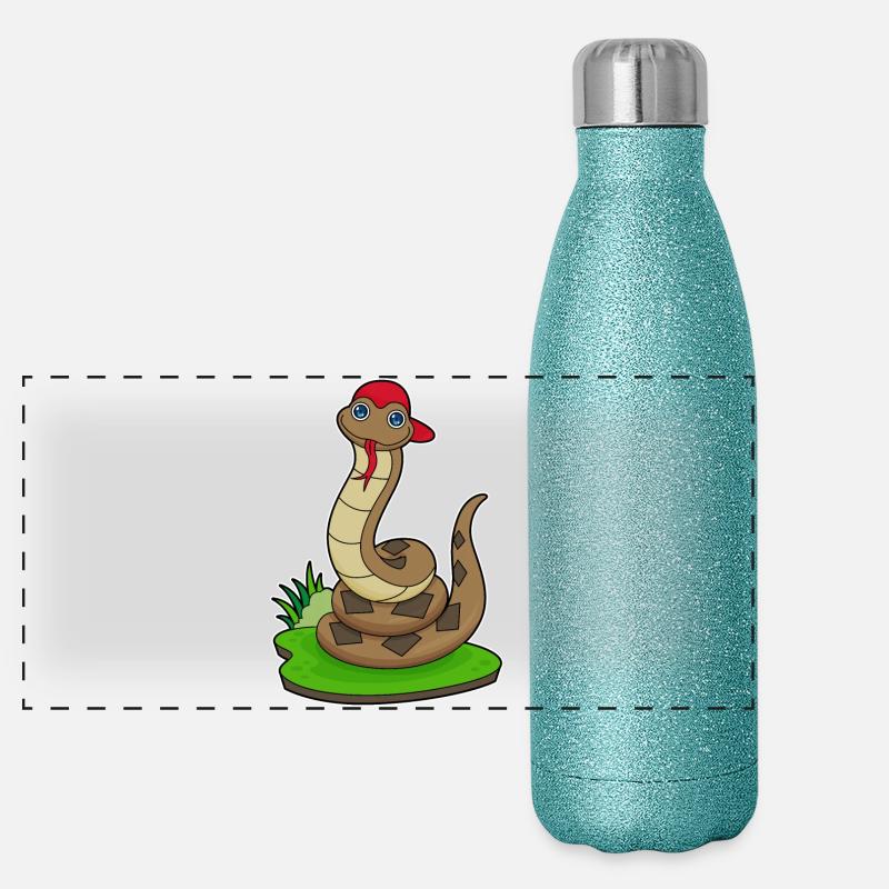 Snake Cap Panoramic Glitter Thermal Bottle 500 ml