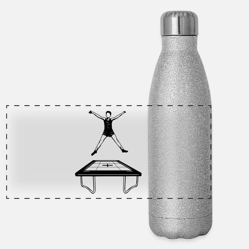 Garçon trampoline Gourde isotherme panoramique pailletée 500 ml