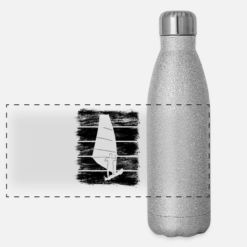 Planche à voile Gourde isotherme panoramique pailletée 500 ml