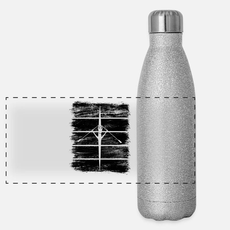 Rowing boat Panoramic Glitter Thermal Bottle 500 ml