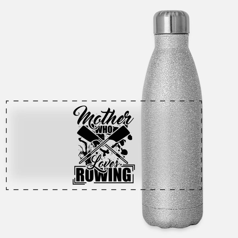 Rudersport Mutter Panorama Glitzer Isolierflasche 500 ml