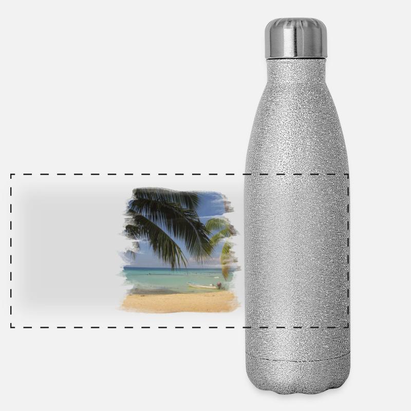 Beach Panoramic Glitter Thermal Bottle 500 ml