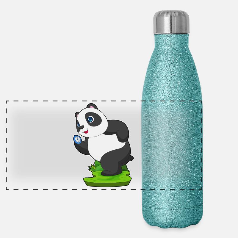 Panda Jogger Jogging Sport Gourde isotherme panoramique pailletée 500 ml