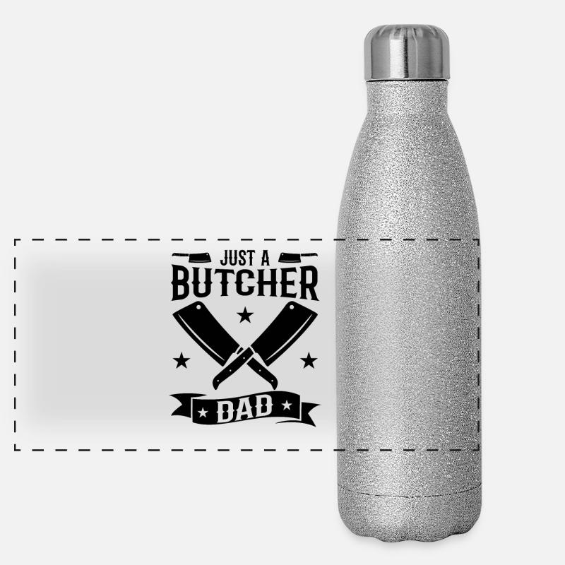 Papa boucher Gourde isotherme panoramique pailletée 500 ml