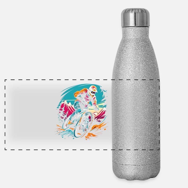 Vtt Gourde isotherme panoramique pailletée 500 ml