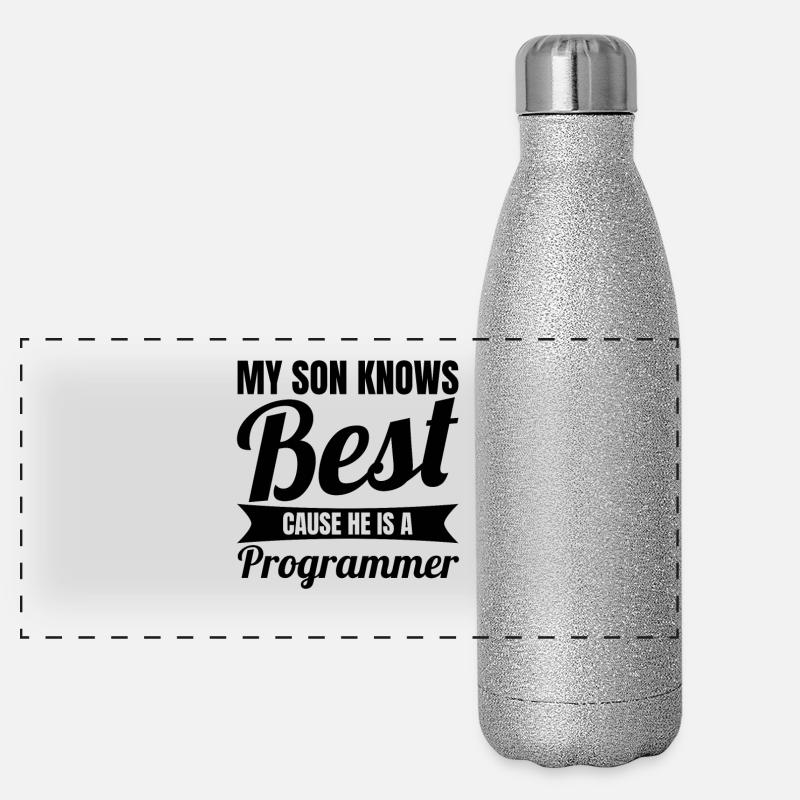 Programmeur Son Gourde isotherme panoramique pailletée 500 ml