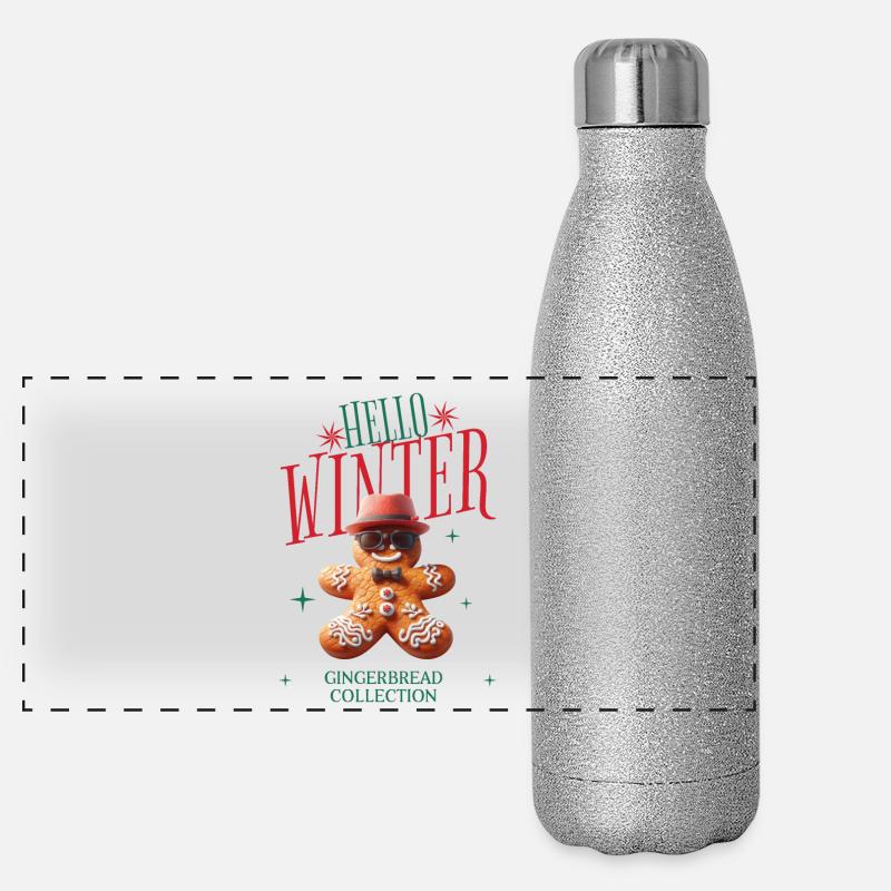 Lebkuchen Collection Panorama Glitzer Isolierflasche 500 ml