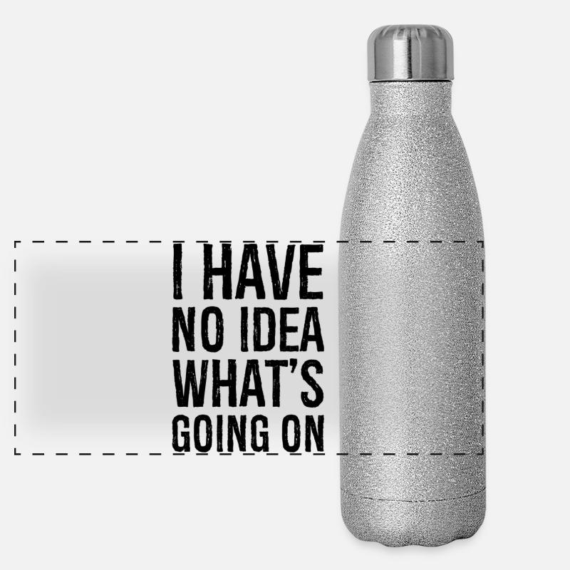 I have no Idea what's going on Panoramic Glitter Thermal Bottle 500 ml
