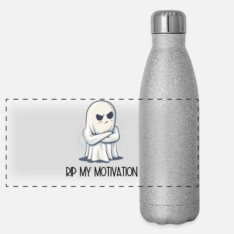 Snapped Mind – RIP MY MOTIVATION Panoramic Glitter Thermal Bottle 500 ml