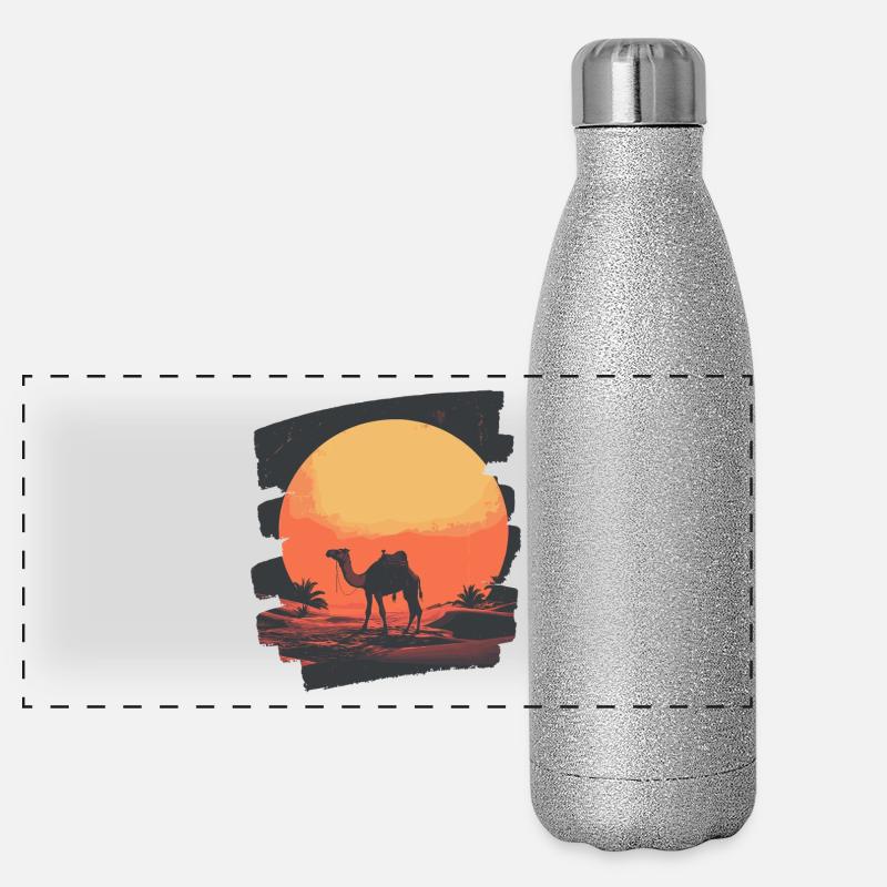 Camel Panoramic Glitter Thermal Bottle 500 ml