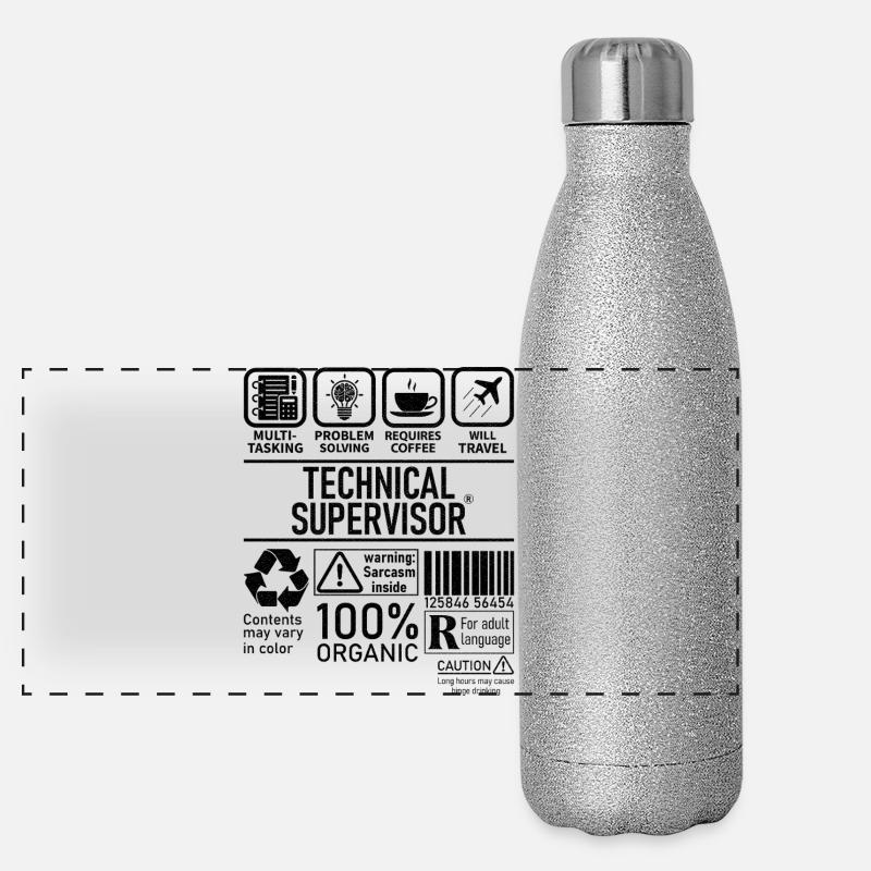 Technical Supervisor multi tasking problem solving Panoramic Glitter Thermal Bottle 500 ml