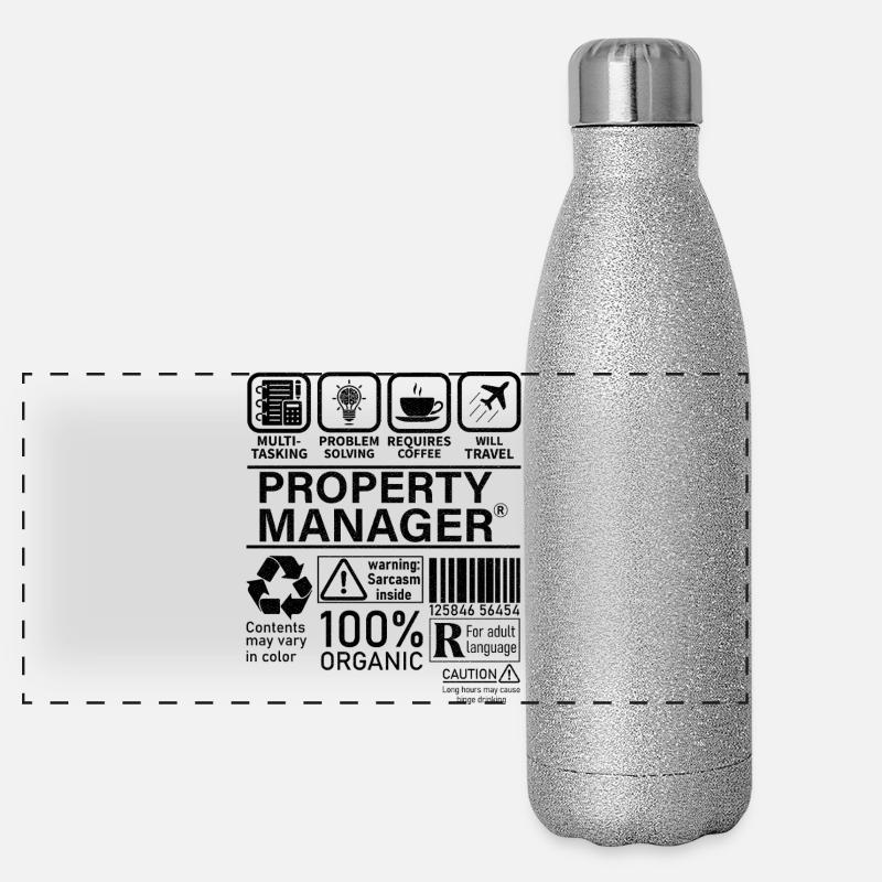 property manager multi tasking problem solving Panorama Glitzer Isolierflasche 500 ml