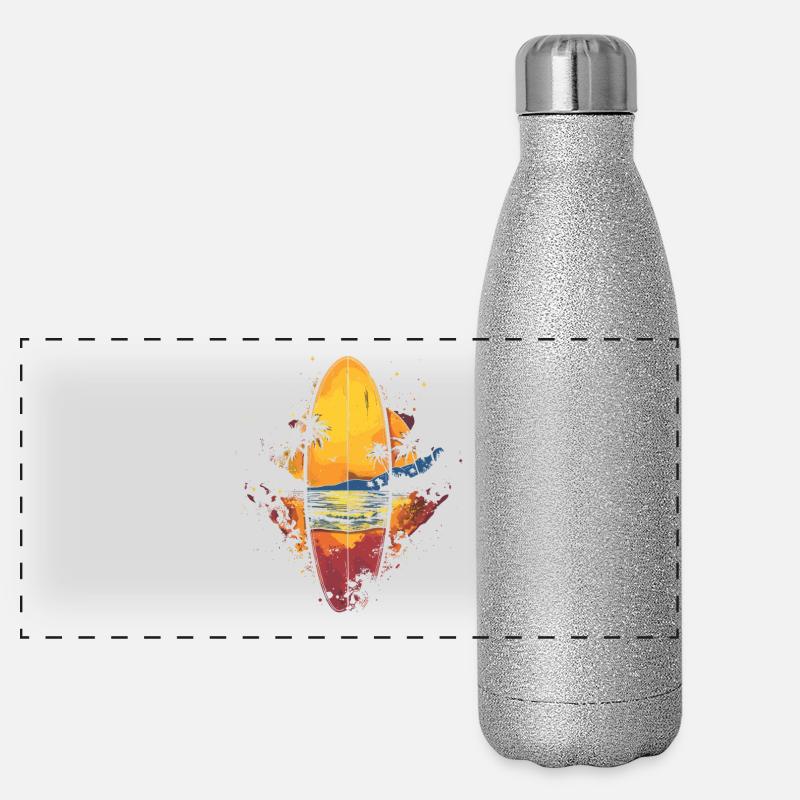 Panorama Glitzer Isolierflasche 500 ml