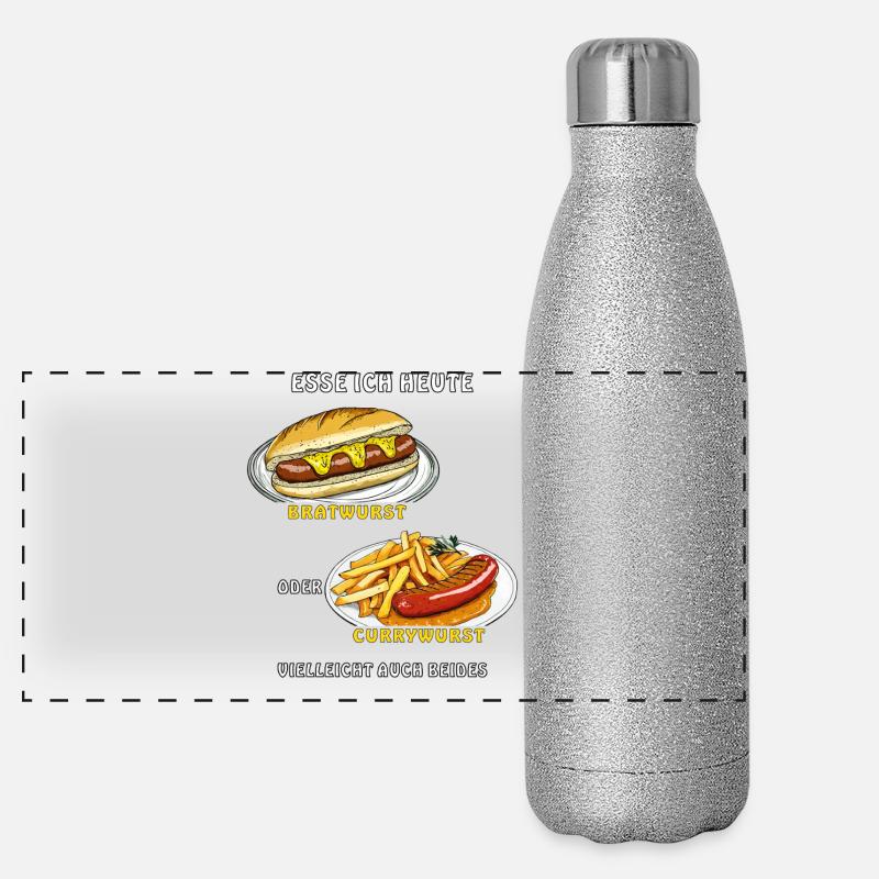 I'M EATING TODAY Panoramic Glitter Thermal Bottle 500 ml