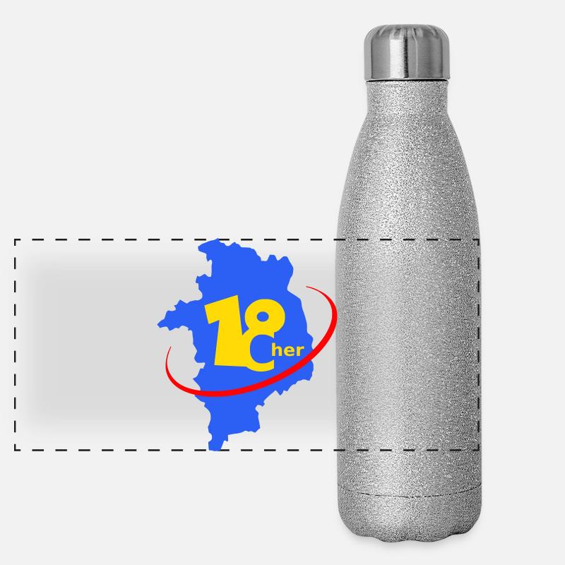 Logo 18 Abteilung von Cher Panorama Glitzer Isolierflasche 500 ml
