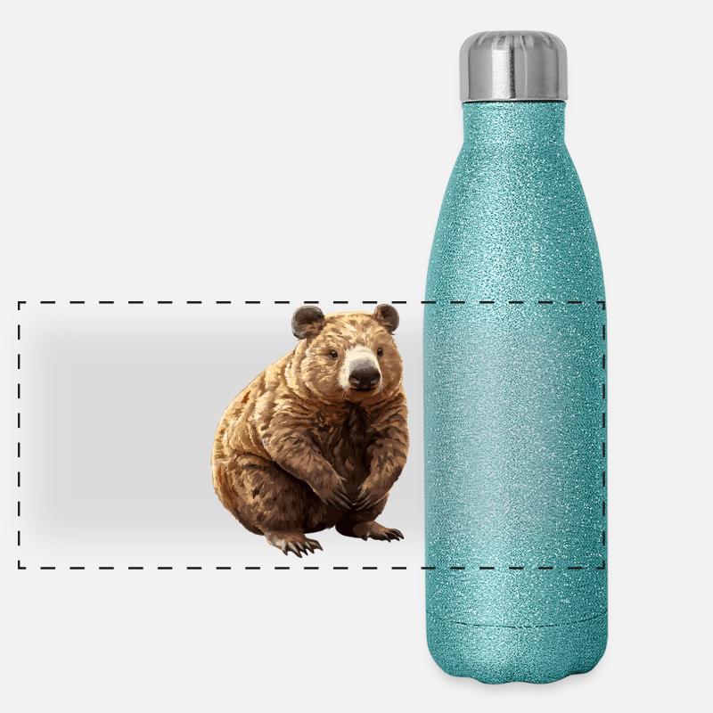 Wombats Wombat Gourde isotherme panoramique pailletée 500 ml