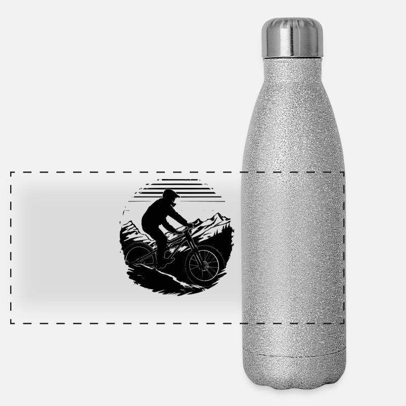 Mountain biking Panoramic Glitter Thermal Bottle 500 ml