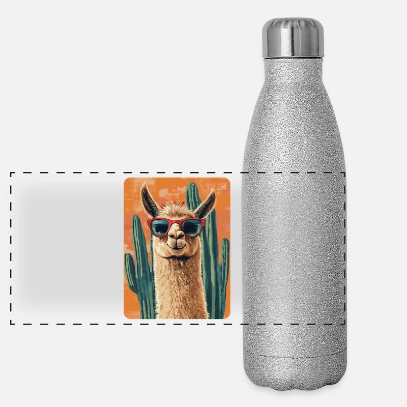lama Gourde isotherme panoramique pailletée 500 ml